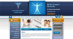 Desktop Screenshot of drgholami.com