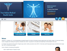 Tablet Screenshot of drgholami.com